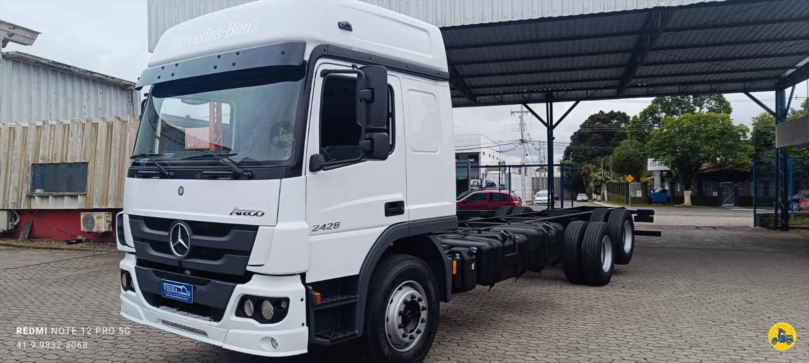 CAMINHAO MERCEDES-BENZ MB 2426 Chassis Truck 6x2 Vieira Caminhões CURITIBA PARANÁ PR
